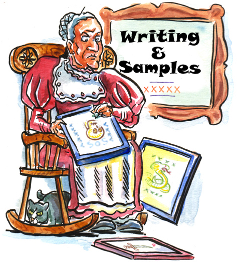 Jack's Writing Sample Lady